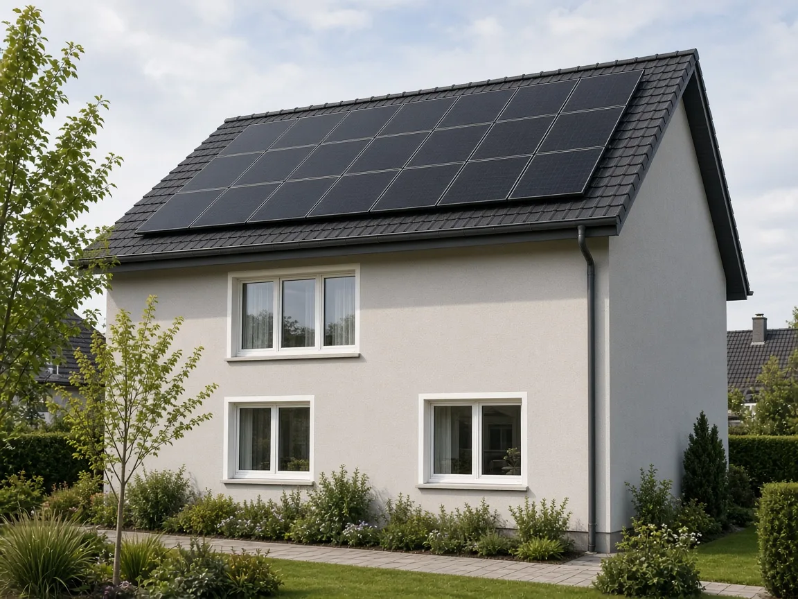 Photovoltaikmodule am Eigenheim